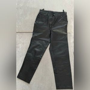 Women leather pants